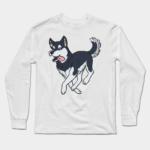 Alaskan Klee Kai (Doggust 2022) Long Sleeve T-Shirt by tiffatiel